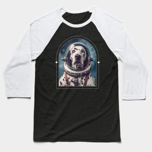 retro astronaut dog Baseball T-Shirt